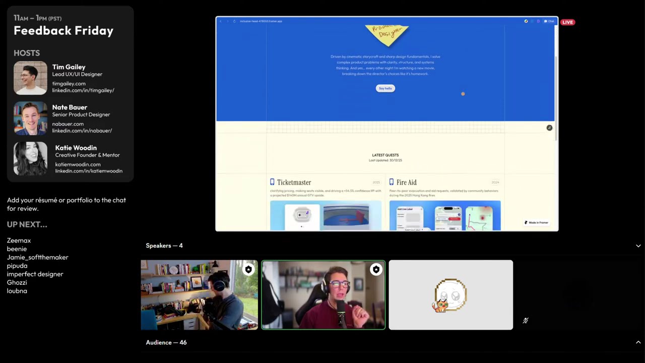 Feedback Friday — beenie, Jamie_soft, themaker, Ghozzi