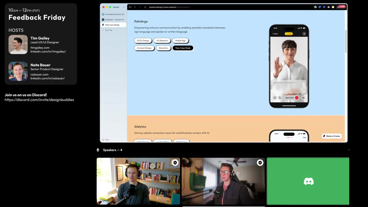 Feedback Friday — Vee, Chi | Deisgner, TheRealSathvik, Vaishnavi, Gold